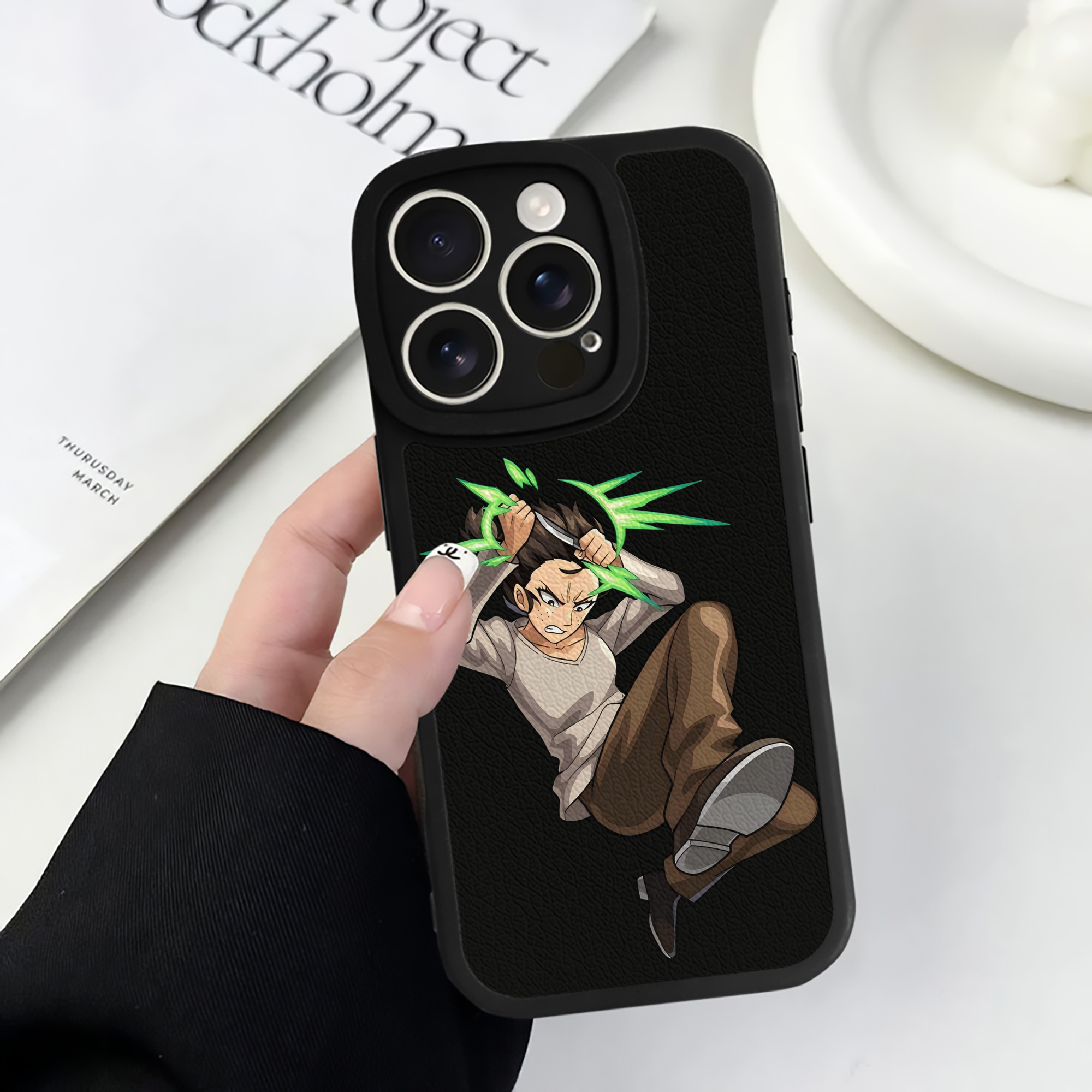 （画像用） 進撃の巨人 Attack on Titan 【iPhone 16シリーズ対応】シリコンスマホケース（レザー調） 材質：シリコン